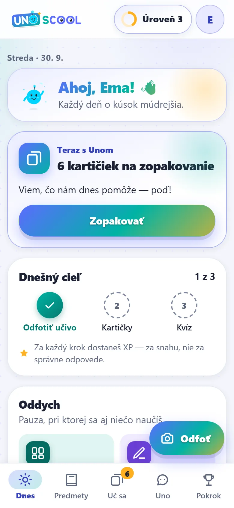 Nástěnka: Uno navrhne, co dnes
