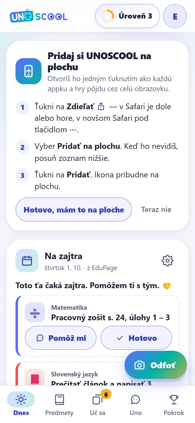 Přidání na plochu: aplikace ukáže návod i pro iPhone